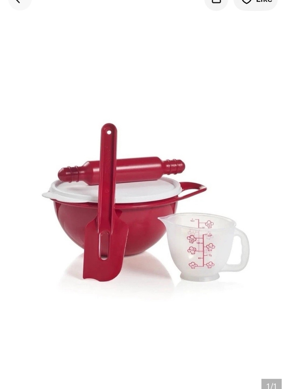 New Kids Tupperware baking set